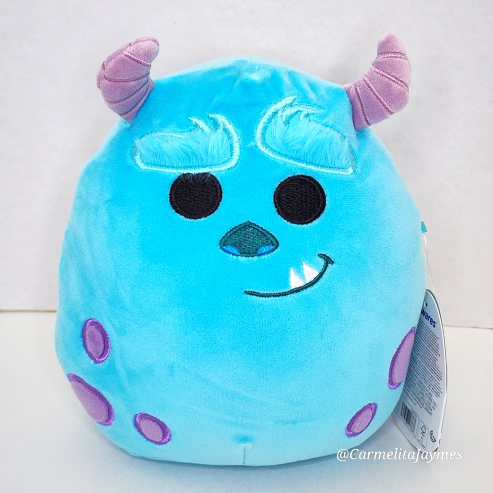 SULLEY 👾 🇬🇧 UK Tag 8" Blue Monster from Pixar's Monster Inc Squishmallow NWT